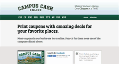 Desktop Screenshot of campuscashonline.com